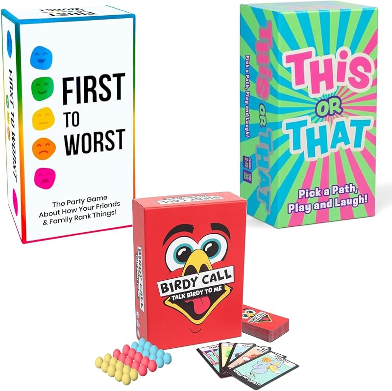 The three-game night set box